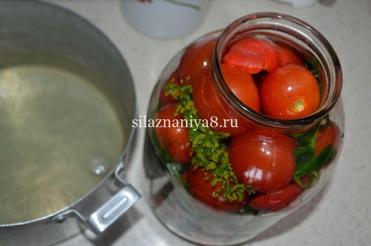 помидоры без стерилизации с лимонной кислотой в 3 литровой банке