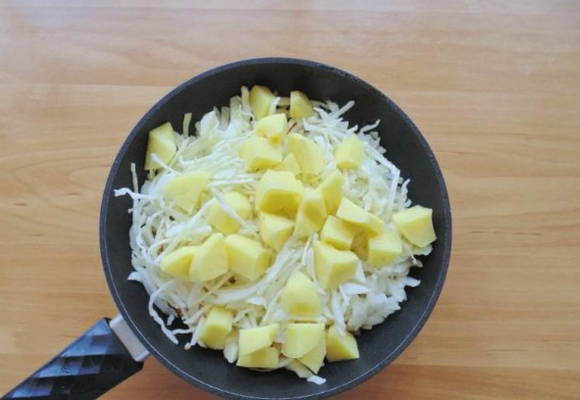 Тушеная капуста с мясом и картошкой пошаговый рецепт с фото быстро и просто от Алены Каменевой