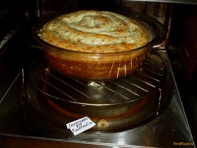 Блинный пирог с мясом рецепт с фото 17-го шага 