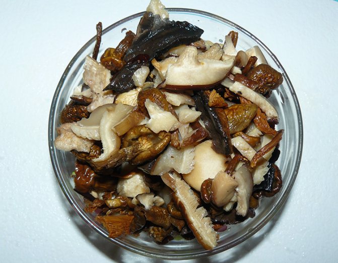 размоченные грибы