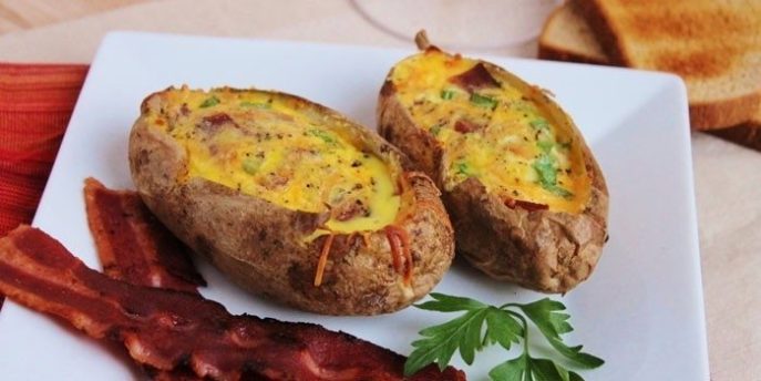 Картошка с фаршем в духовке – запеченная и фаршированная