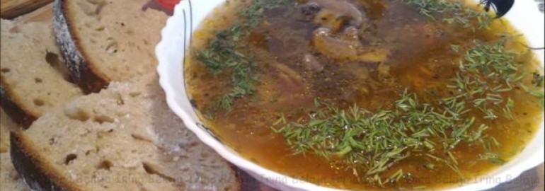 Суп с грибами - Рецепты грибного супа - Как вкусно приготовить суп