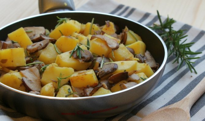 Рецепты блюд из картошки с маринованными грибами