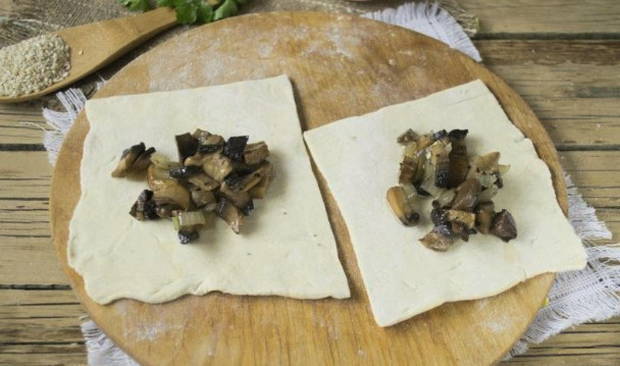 Пирог с грибами: ТОП — 10 лучших рецептов с фото