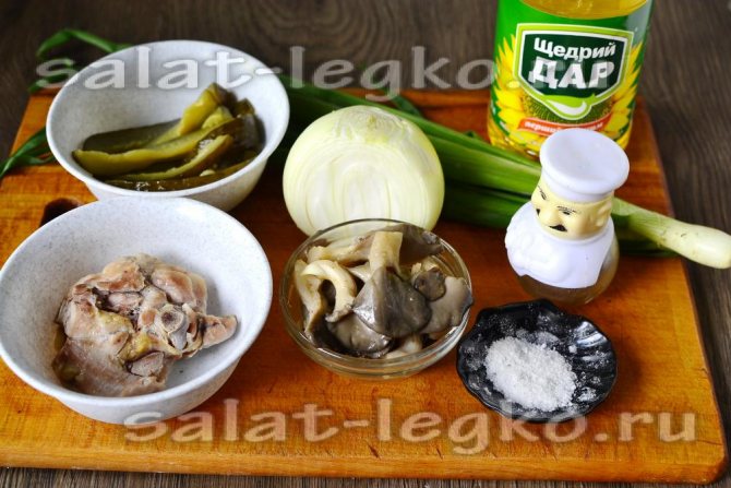 Салат с вешенками: рецепты приготовления салатов с грибами вешенками