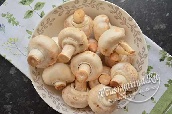 Шашлык из шампиньонов на мангале + 6 вкусных рецептов маринада для грибов