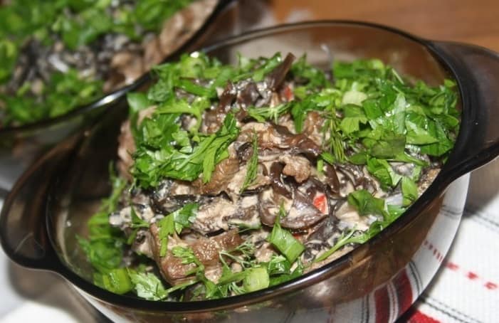 Древесные грибы: рецепты как приготовить по-корейски, салаты, фунчоза и другие блюда