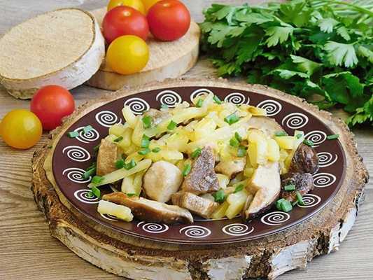 Картошка с шампиньонами: 4 пошаговых фото-рецепта
