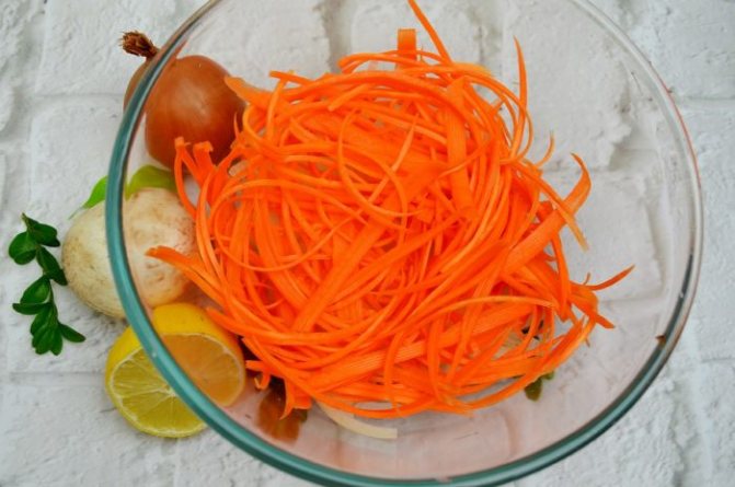 Как натереть моркву