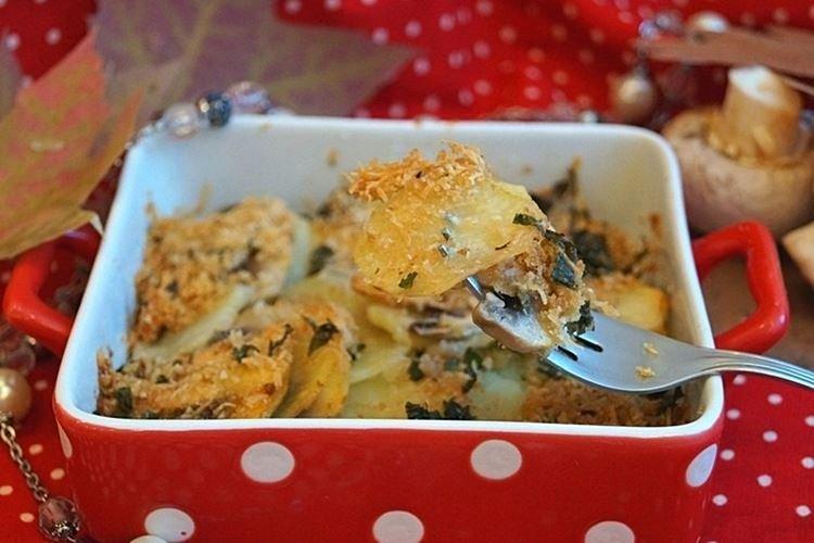 Картошка с грибами и лимоном в духовке - рецепты
