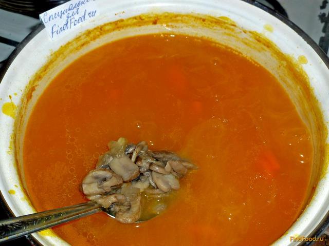 Суп из тыквы с грибами рецепт с фото 13-го шага 