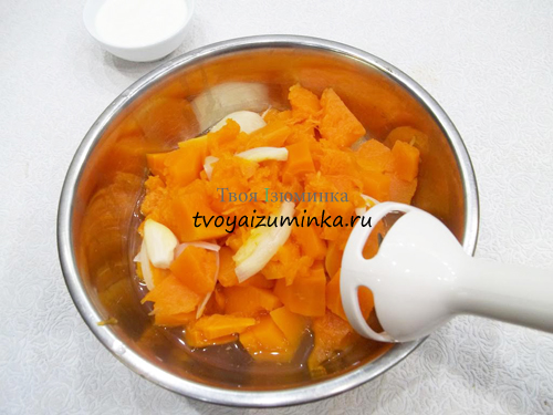 Крем-суп со сливками из тыквы и грибов: рецепт с пошаговым фото