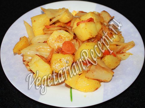 картошка с капустой запеченная в духовке