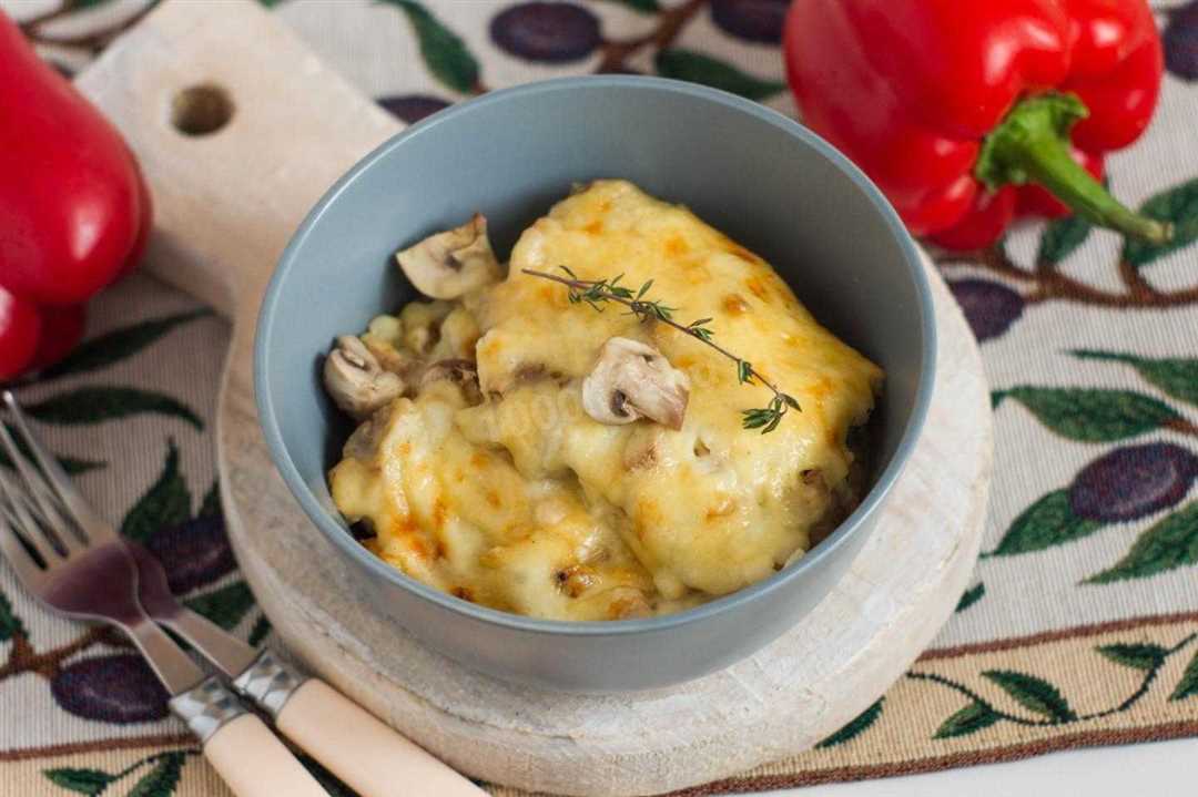 Грибы со сметаной и сыром: рецепт вкусной закуски