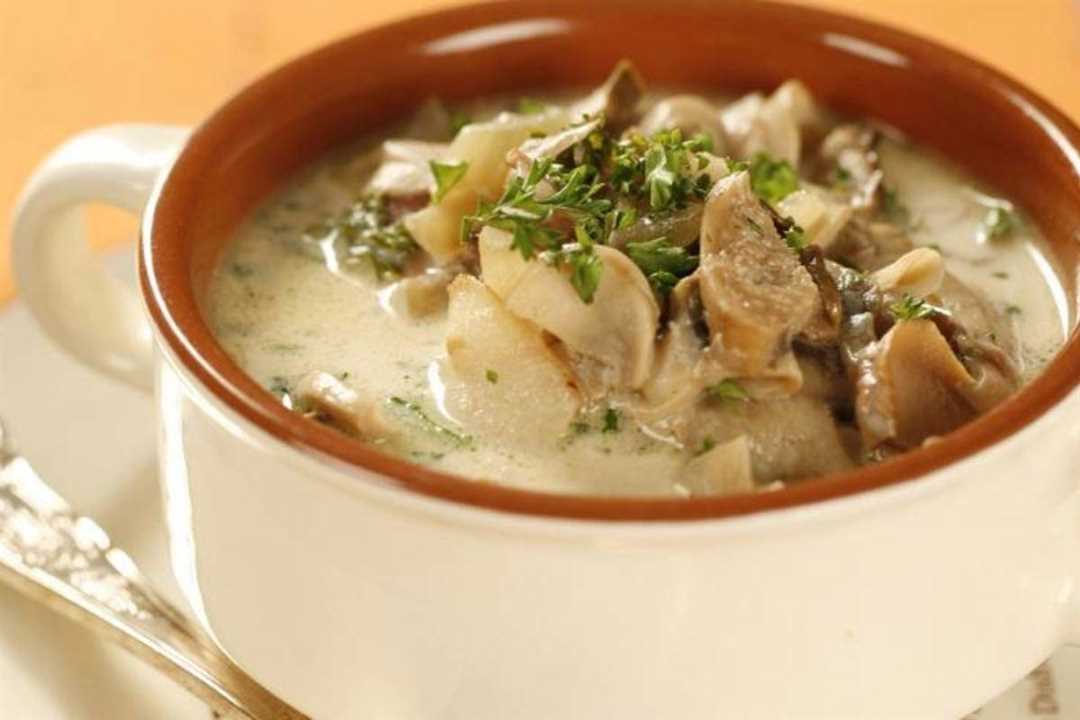 Суп грибной - самый вкусный рецепт из моховиков