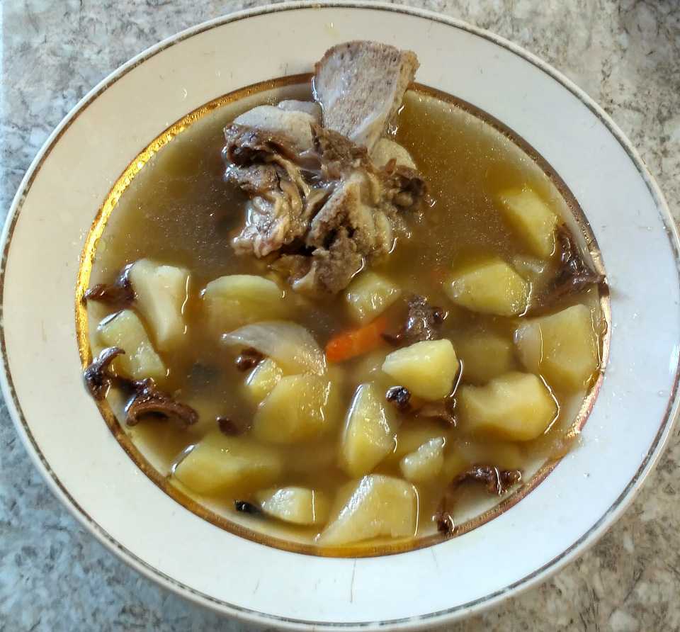 Грибной суп с мясом рецепт