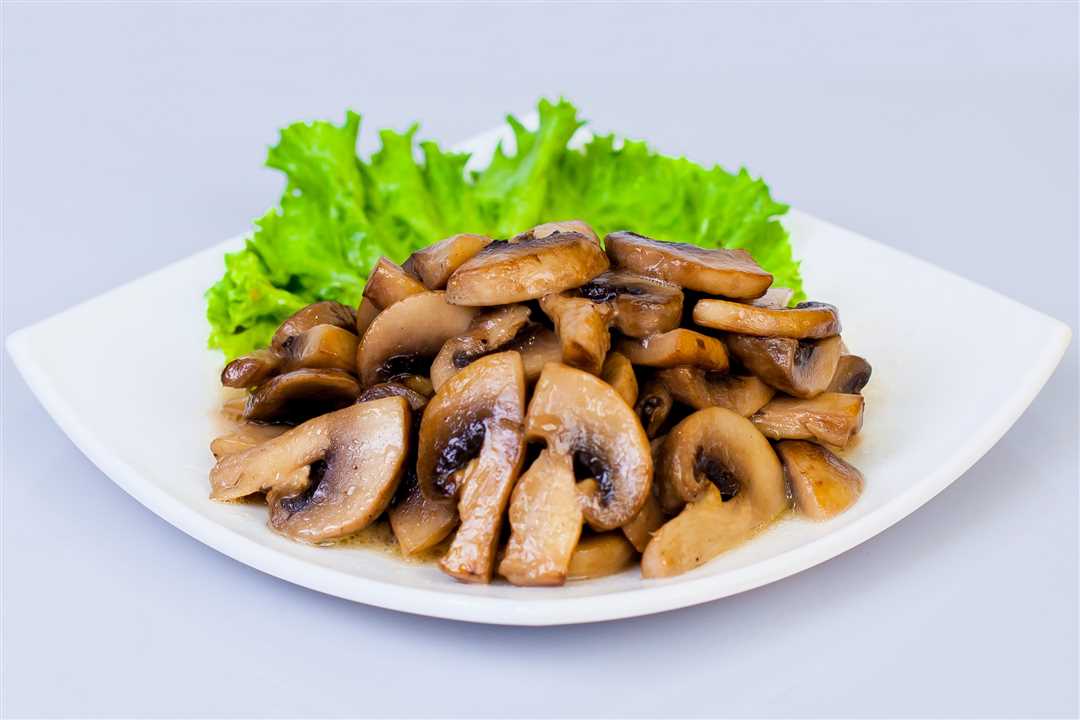 4. Жареные грибы с луком