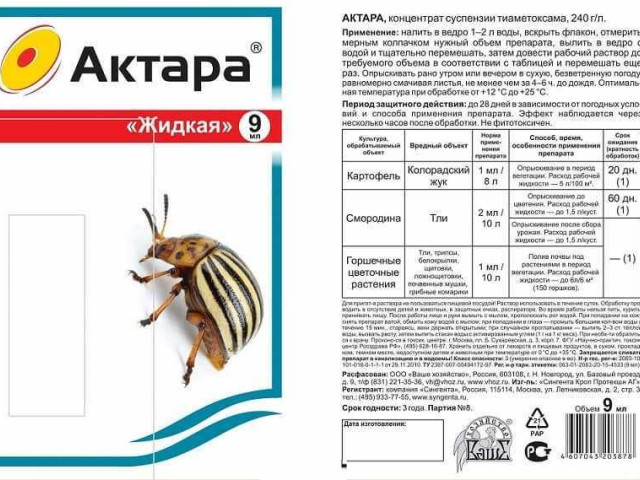 Инструкция по применению препарата "Актара" - рекомендации, правила использования и дозировка для эффективного контроля вредителей растений