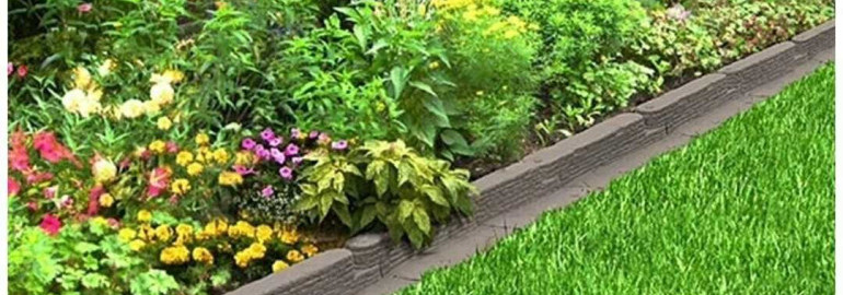 Изящные и функциональные бордюры для клумб - необычные и стильные решения для украшения сада