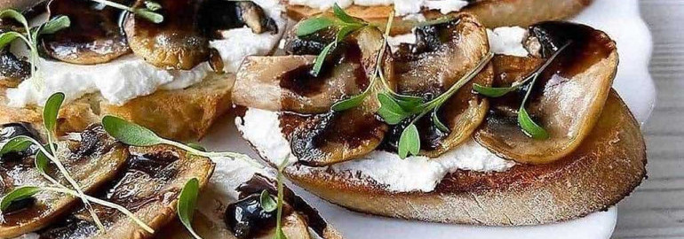 Бутерброды с грибами - простые и вкусные рецепты