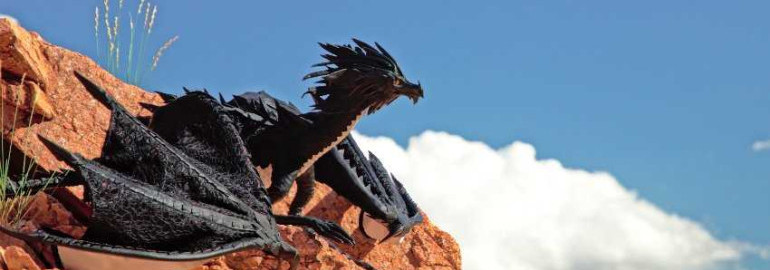 Как сделать потрясающее фото черного дракона, который вызывает восхищение и страх