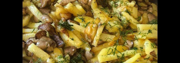 Как приготовить маслята с картошкой