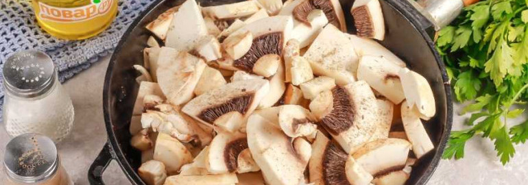 На каком масле жарить грибы