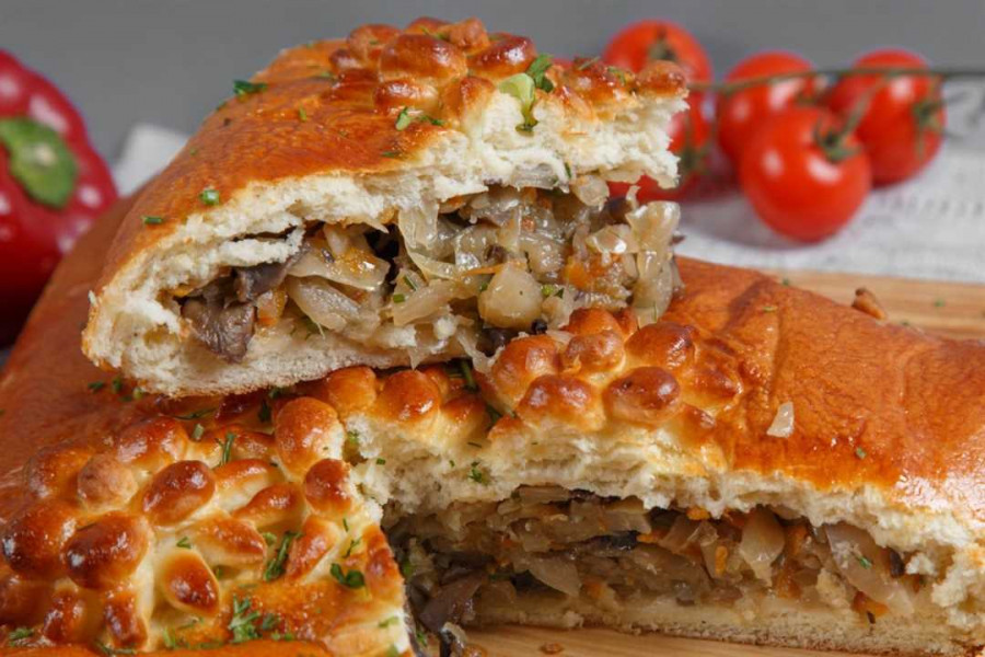 Mini Pirog Пирог с мясом и грибами |Пирог с мясом и грибами: рецепт приготовления ...