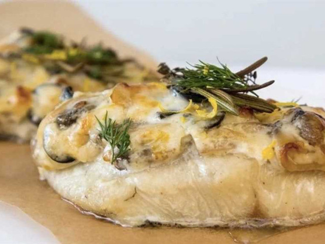 Рыба с грибами - вкусное сочетание для истинных гурманов!