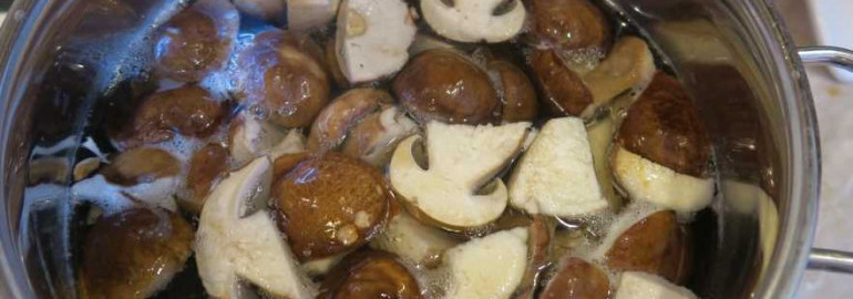 Сколько варить грибы
