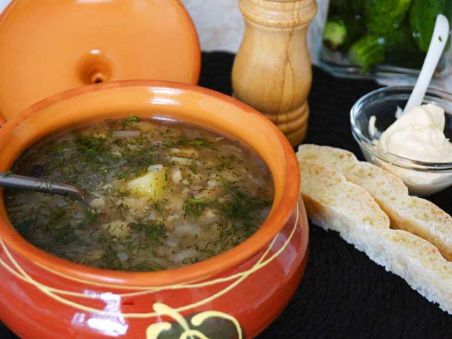 Суп из соленых груздей - рецепт вкусного блюда