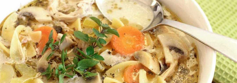 Суп с шампиньонами и вермишелью: рецепт и секреты приготовления