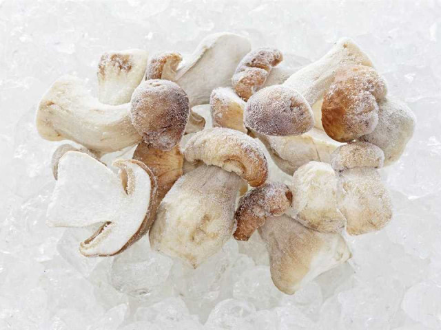Заморозка белых грибов