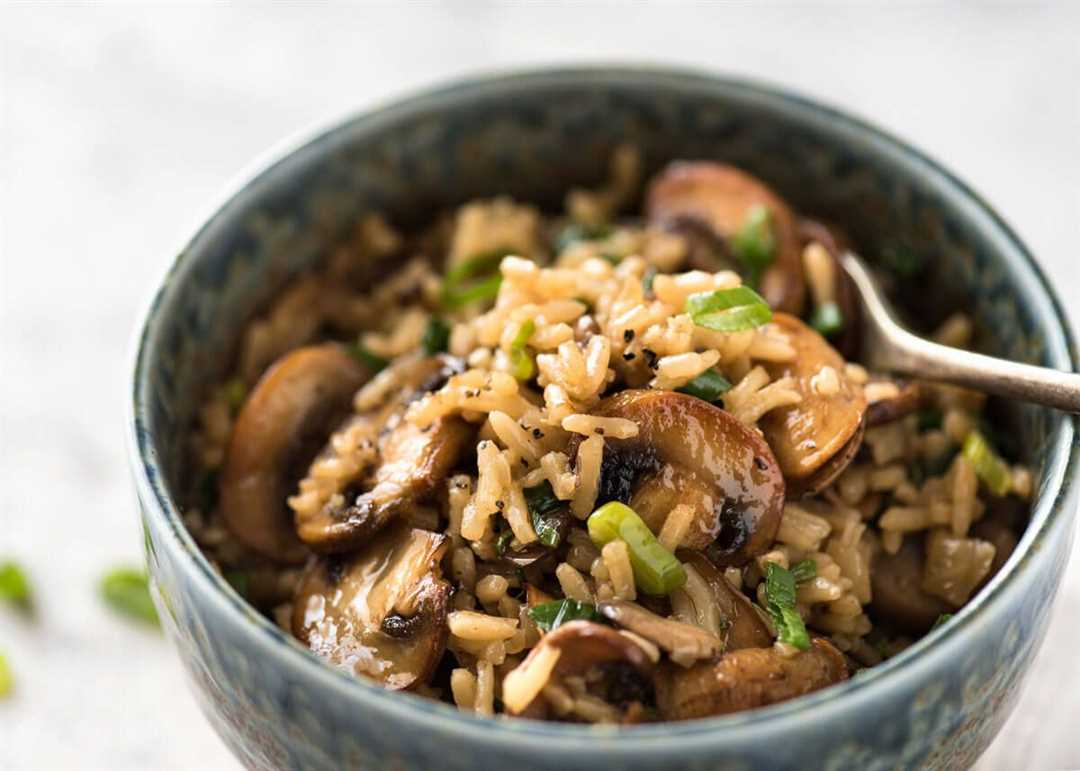 Рецепт риса с грибами