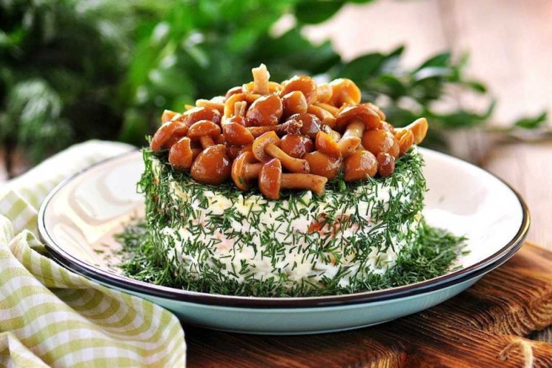Салат с солеными грибами: рецепты и фото