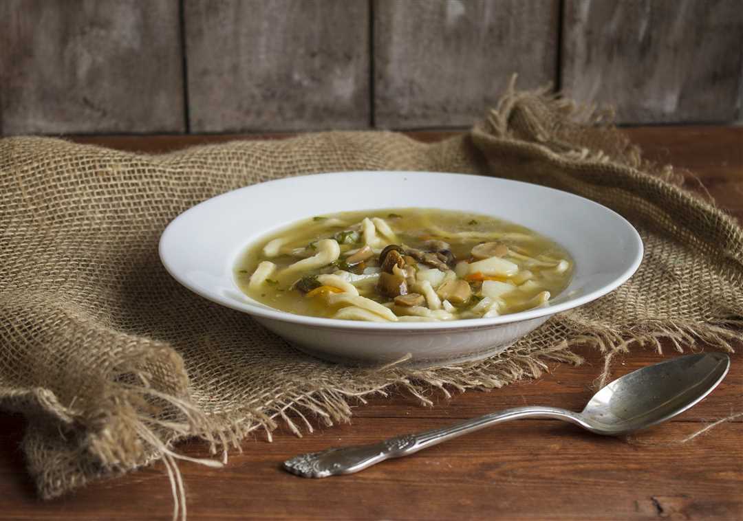 Суп с вешенками: лучшее блюдо на вашем столе!