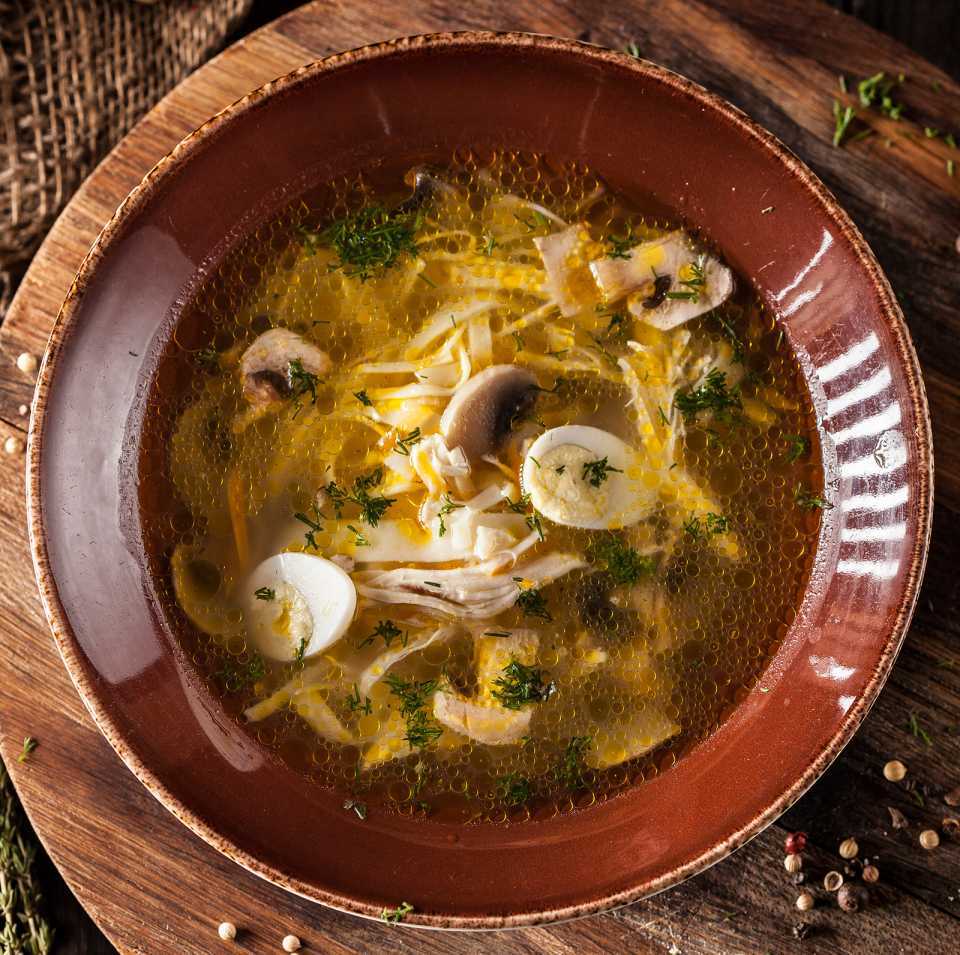 Суп куриный с шампиньонами и вермишелью: идеальное сочетание вкусов