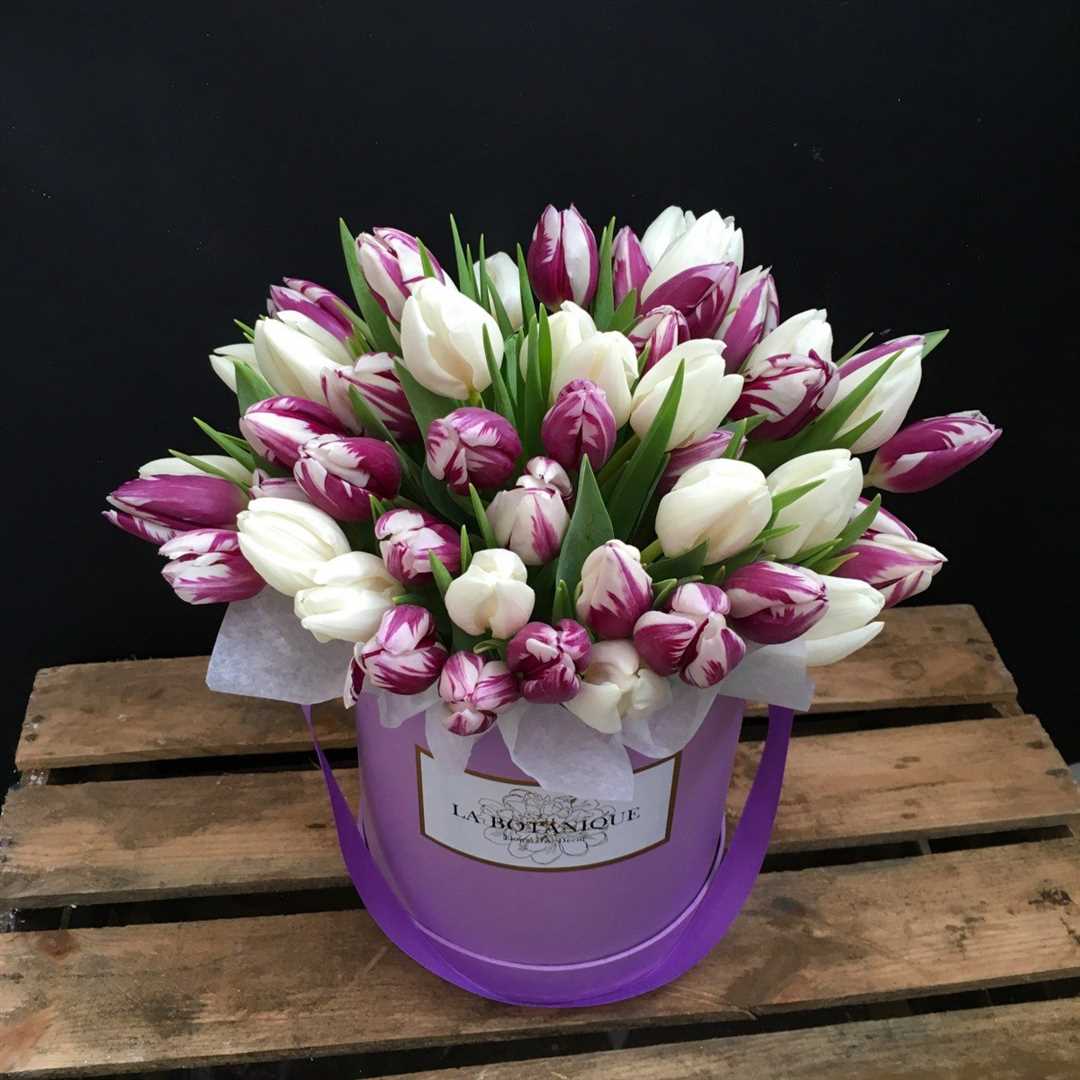 Тюльпаны в корзине: универсальный подарок на любой случай